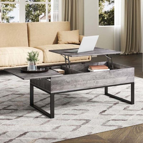 lift top coffee table with storage