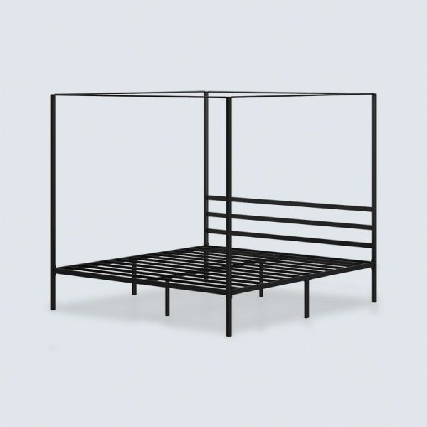 canopy bed frame with headboard